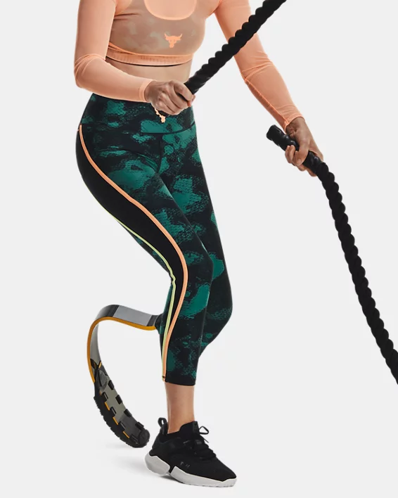 Project Rock HeatGear Printed Womens Ankle Leggings - Image 5
