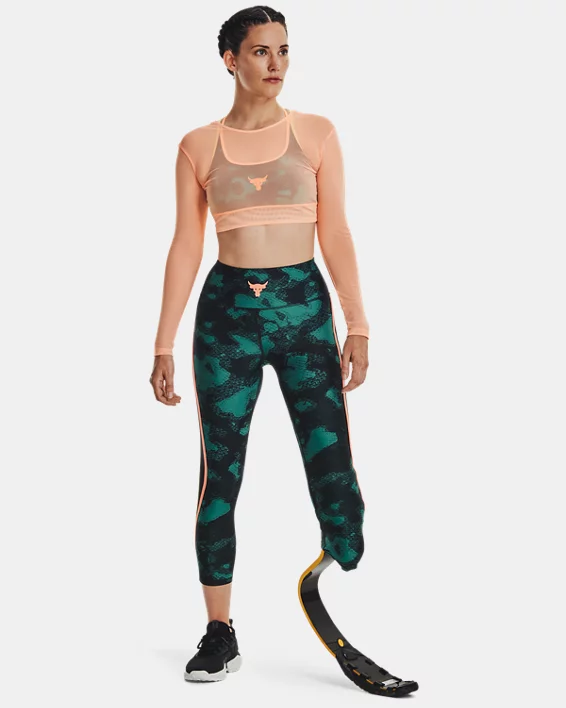 Project Rock HeatGear Printed Womens Ankle Leggings - Image 4