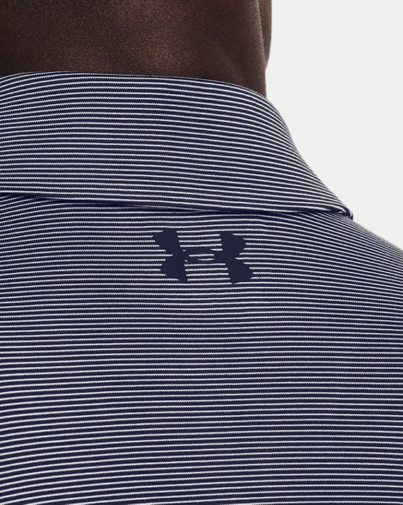 UA Playoff 3.0 Stripe Mens Polo - Image 4