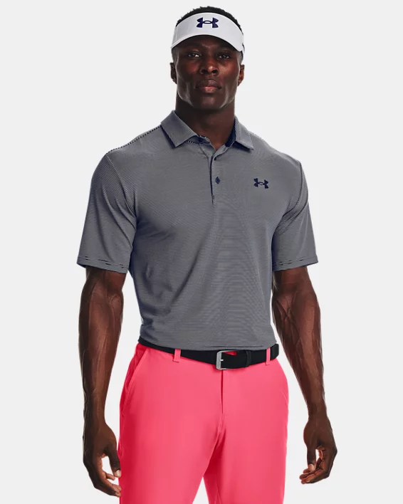 UA Playoff 3.0 Stripe Mens Polo
