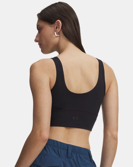 UA Meridian Fitted Womens Crop Tank - Image 2