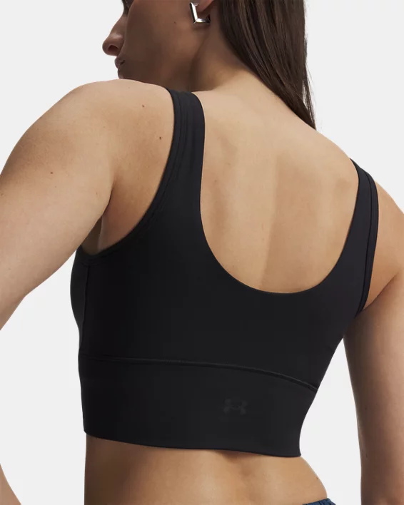UA Meridian Fitted Womens Crop Tank - Image 3