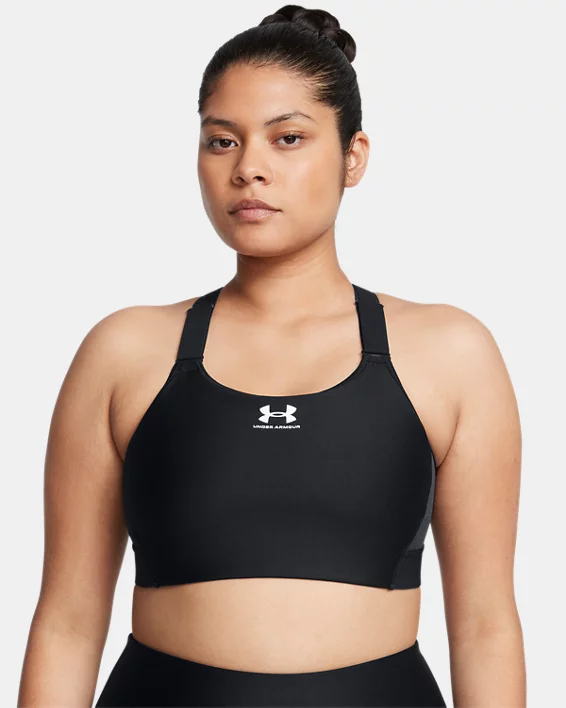 HeatGear Armour High Womens Sports Bra - Image 4
