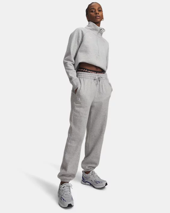 UA Rival Fleece Womens Oversized Joggers - Image 3