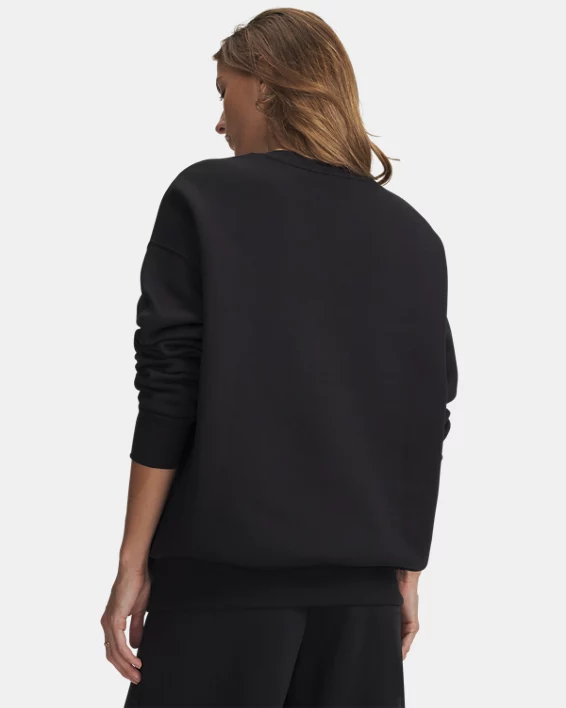 UA Icon Fleece Womens Oversized Crew - Image 2