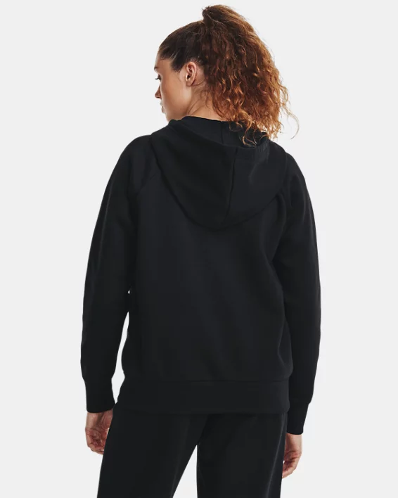 UA Rival Fleece Womens Full-Zip Hoodie - Image 2