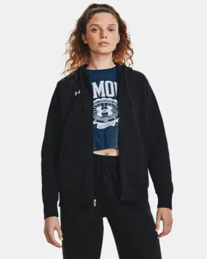UA Rival Fleece Womens Full-Zip Hoodie