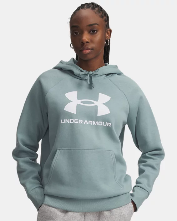 UA Rival Fleece Big Logo Womens Hoodie