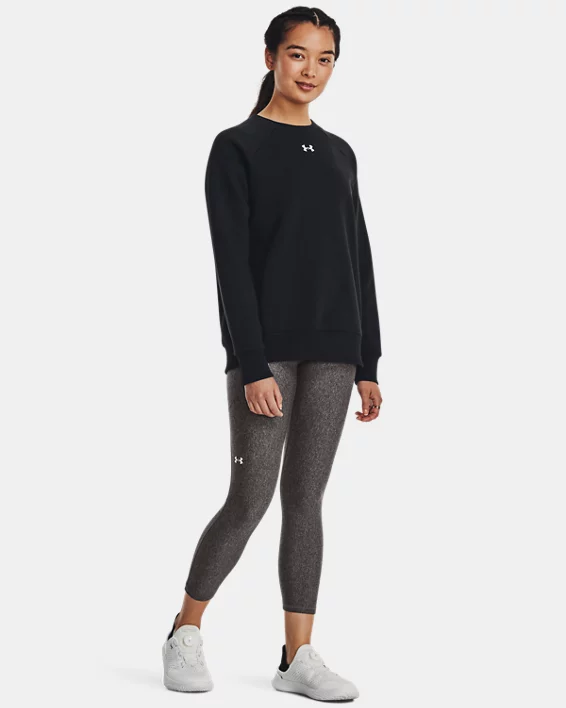 UA Rival Fleece Womens Crew - Image 3