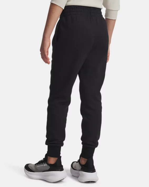 UA Rival Fleece Girls Joggers - Image 2