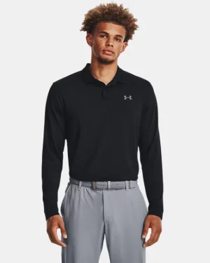 UA Matchplay Mens Long Sleeve Polo