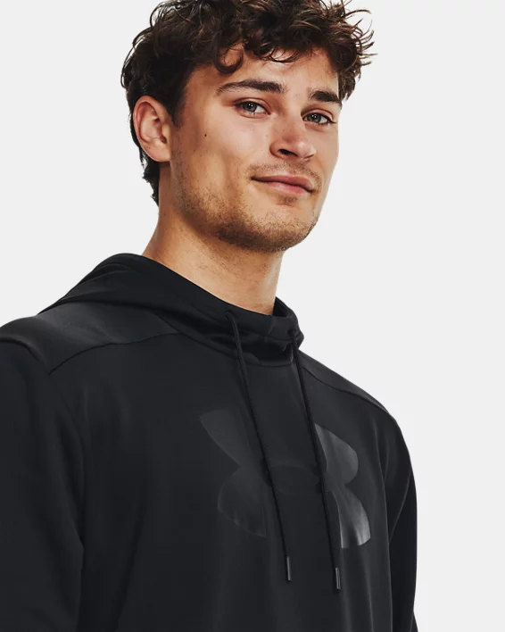 Armour Fleece Big Logo Mens Hoodie - Image 4