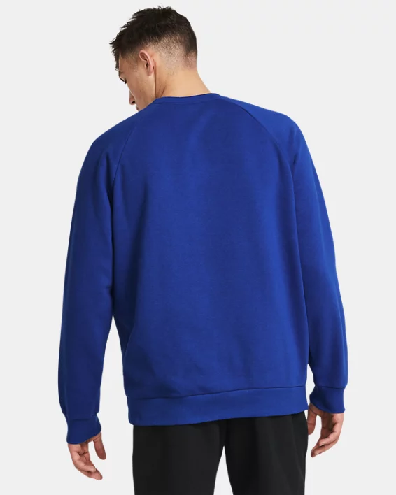 UA Rival Fleece Mens Crew - Image 2
