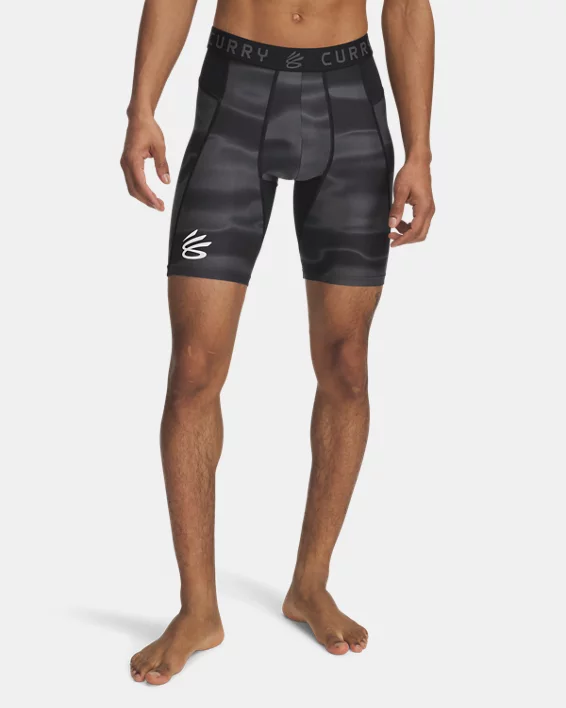 Curry HeatGear Printed Mens 9 Shorts