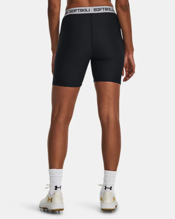 UA Utility Pro Womens Slider Shorts - Image 2