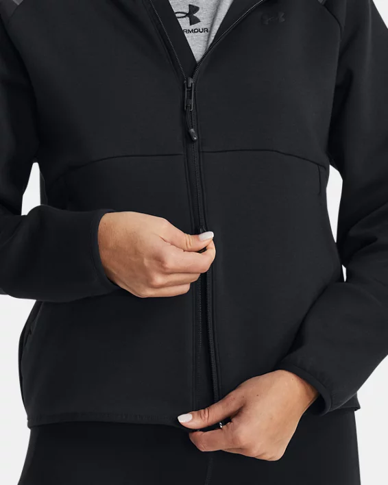 UA Unstoppable Fleece Womens Full-Zip - Image 4