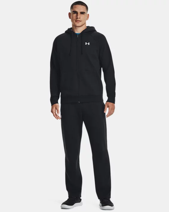 UA Rival Fleece Mens Full-Zip Hoodie - Image 3