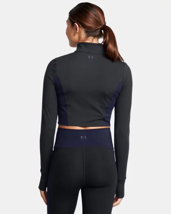 Project Rock Lets Go Womens Crop Full-Zip - Image 2