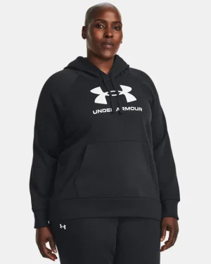 UA Rival Fleece Womens Logo Hoodie