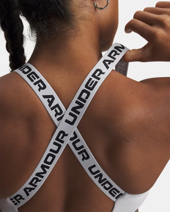 UA Crossback Strappy Low Womens Sports Bra - Image 3