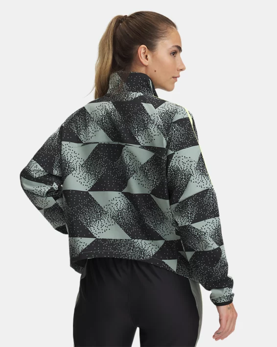 UA Challenger Pro Printed Womens Track Jacket - Image 2