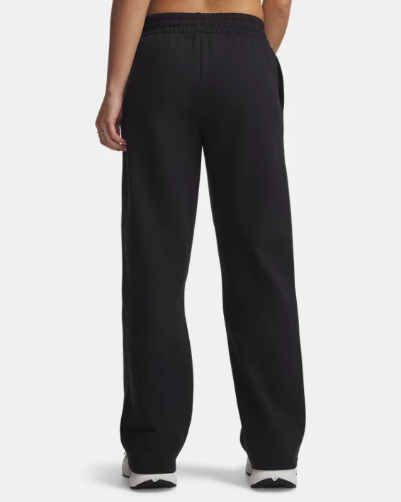 UA Rival Fleece Womens Straight Leg Pants - Image 2