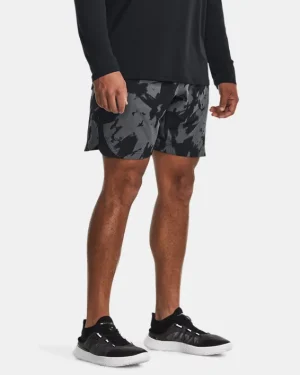 UA Elevated Woven Printed Mens 8.25 Shorts