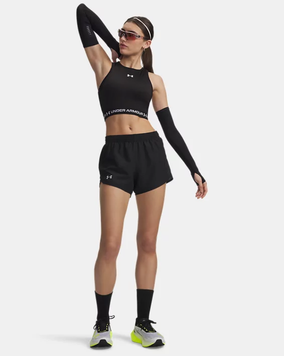 UA Fly-By Womens 3 Shorts - Image 3
