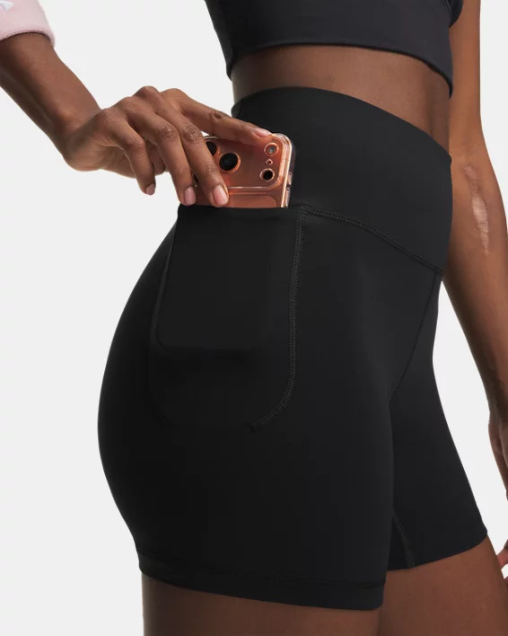 UA Meridian Middy Womens 5 Shorts - Image 4