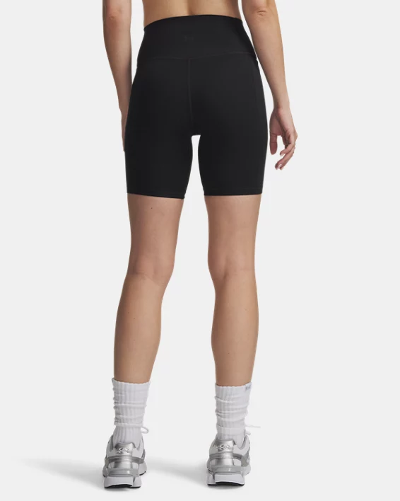 UA Meridian Womens 7 Bike Shorts - Image 2