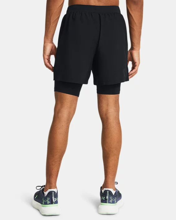 UA Launch Mens 2-in-1 5 Shorts - Image 2