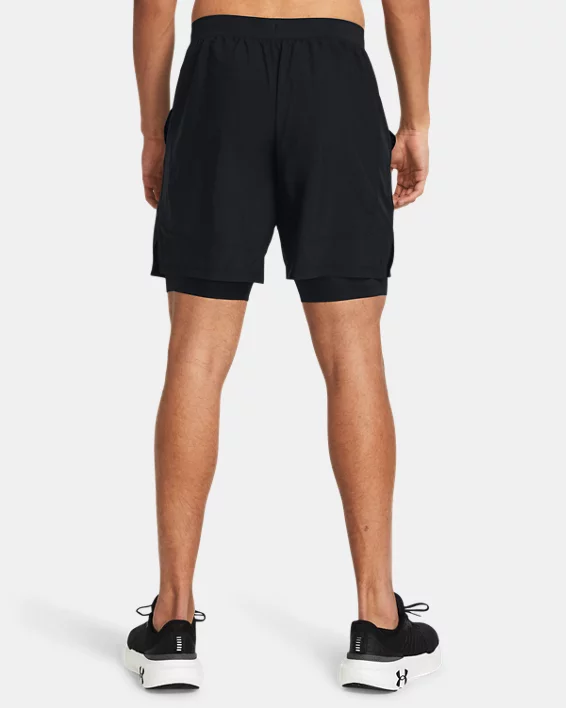 UA Launch Mens 2-in-1 7 Shorts - Image 2