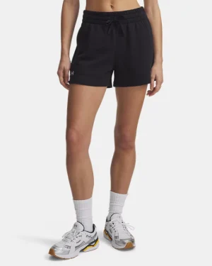 UA Rival Fleece Womens 3.5 Shorts