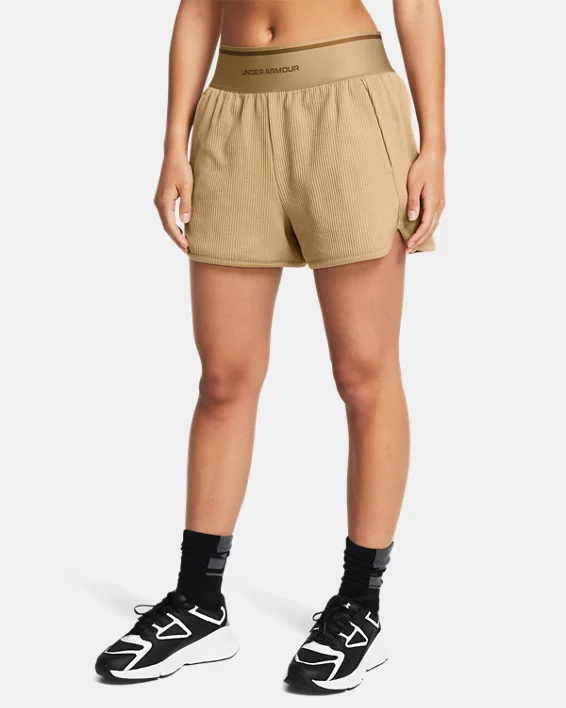 UA Journey Rib Womens 3 Shorts