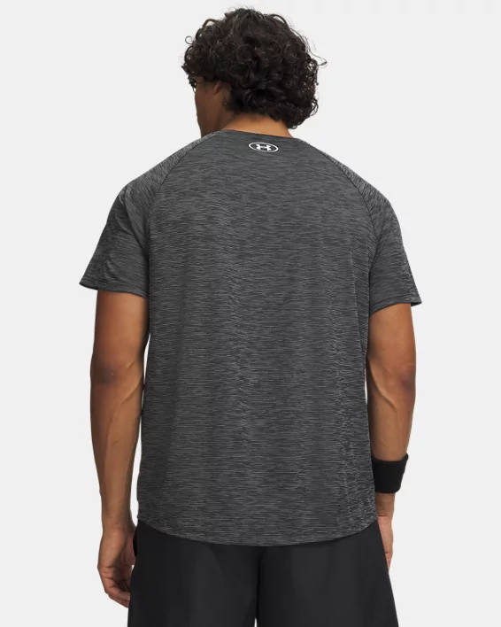 UA Tech Textured Mens Short Sleeve - Image 2