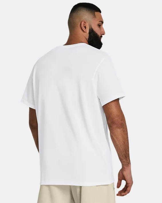 UA Heavyweight Left Chest Patch Mens Short Sleeve - Image 2