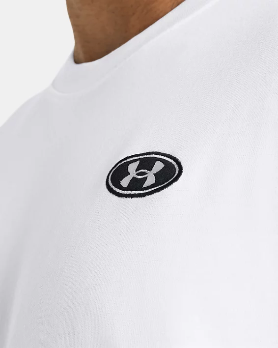 UA Heavyweight Left Chest Patch Mens Short Sleeve - Image 4