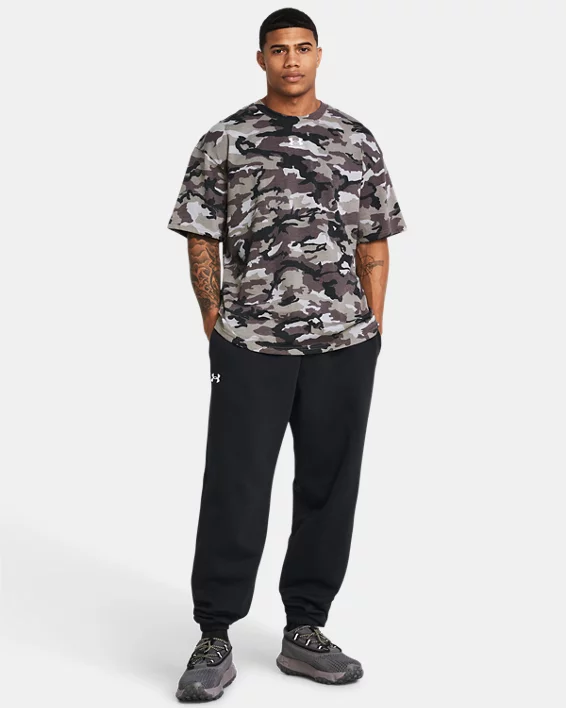 UA Rival Fleece Mens Puddle Pants - Image 3