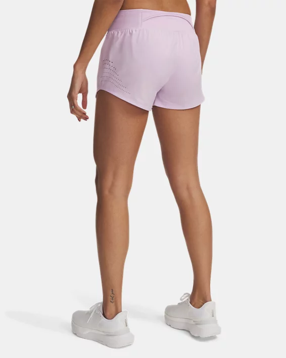 UA Launch Perf Womens 3 Shorts - Image 2