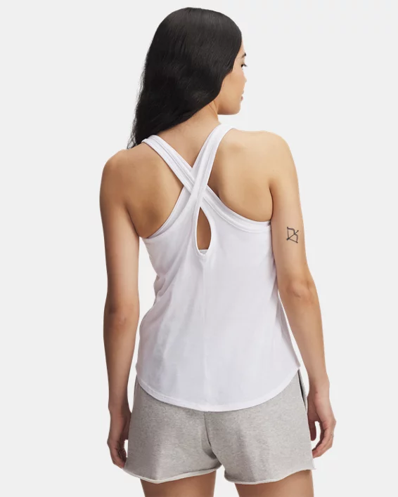 Womens UA Lockertag Wordmark Tank - Image 2