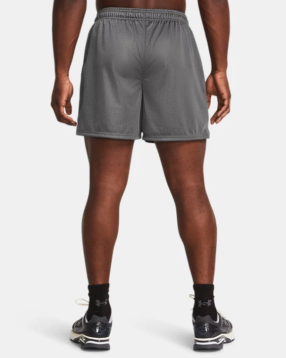 UA Icon Mesh Mens 5 Shorts - Image 3