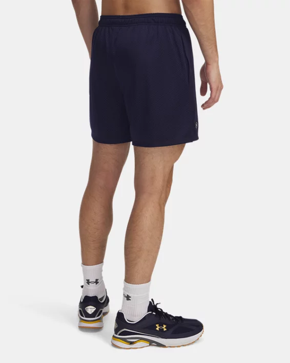 UA Icon Mesh Mens 5 Shorts - Image 3