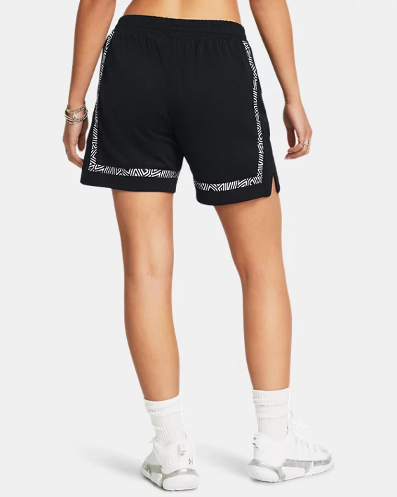 UA Zone Pro Mesh Womens 5 Shorts - Image 2