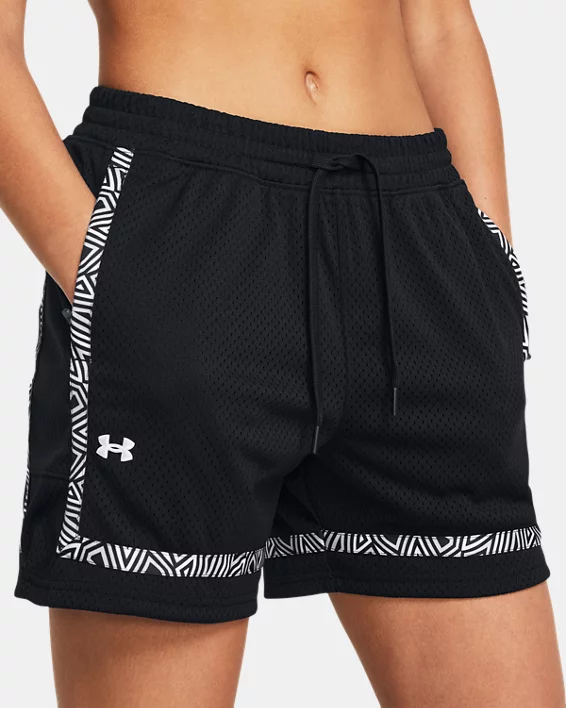 UA Zone Pro Mesh Womens 5 Shorts - Image 4