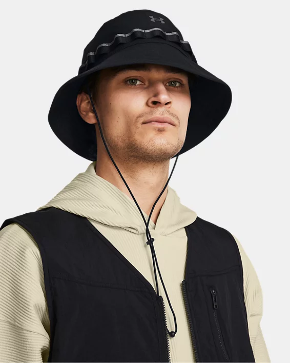 UA ArmourVent Mens Bucket Hat - Image 3