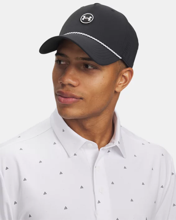 UA Drive Mid Rope Mens Adjustable Hat - Image 3
