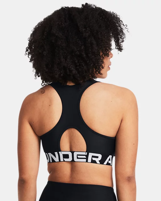 HeatGear Mid Branded Womens Sports Bra - Image 6