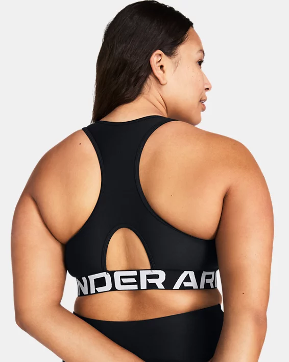 HeatGear Mid Branded Womens Sports Bra - Image 8