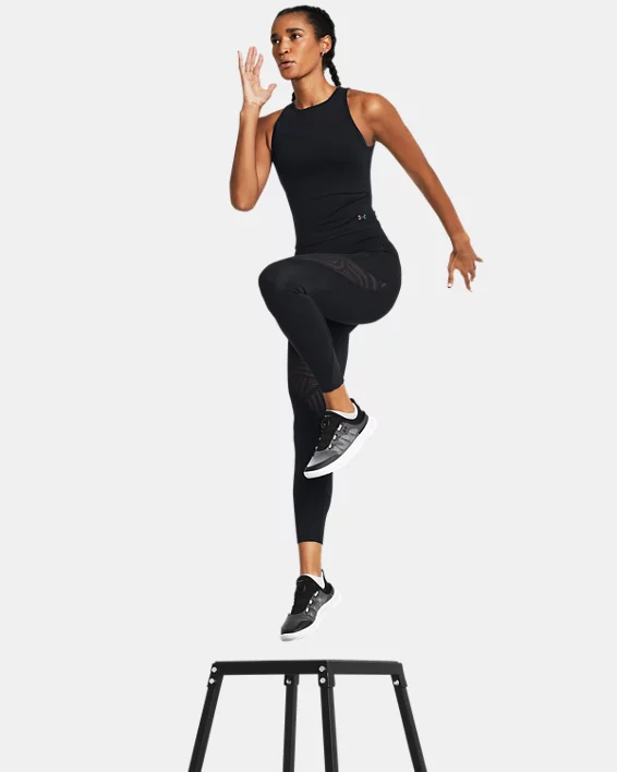 UA Vanish Elite Vent Womens Ankle Leggings - Image 3