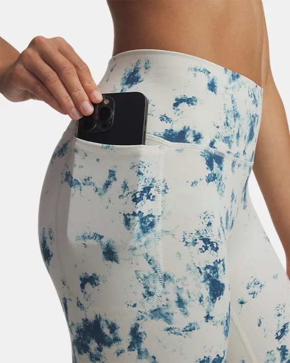 UA Meridian Printed Womens Leggings - Image 4